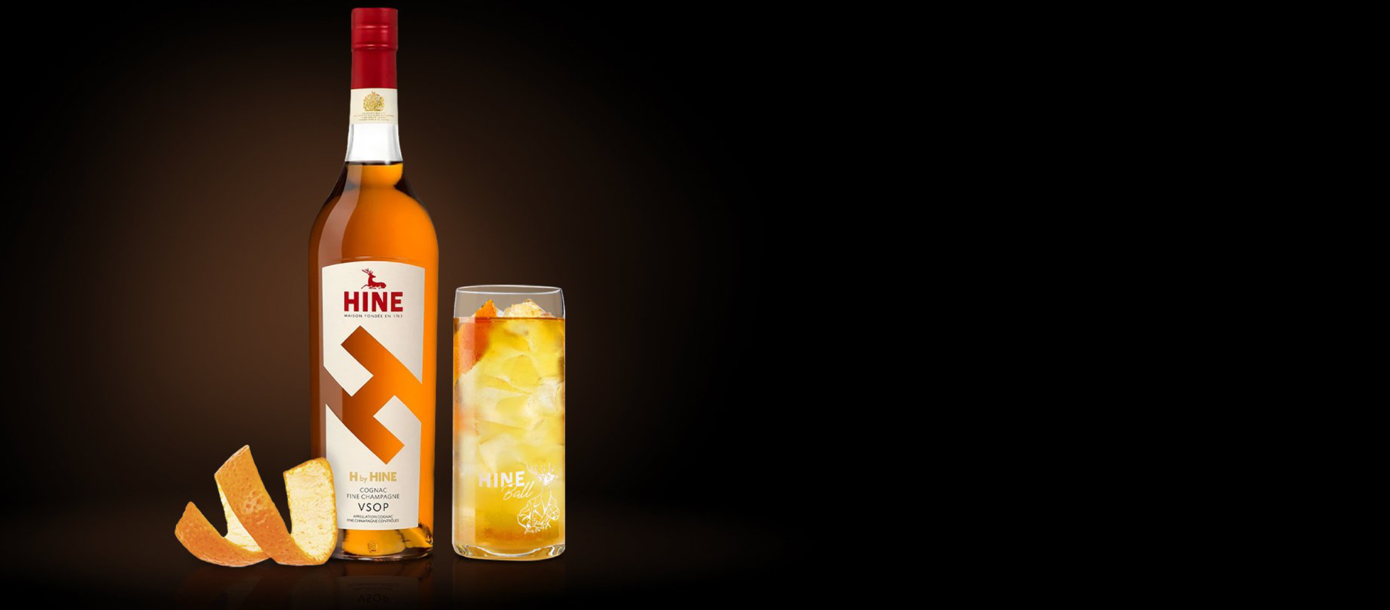 Hine Cognac Hineball Cocktail